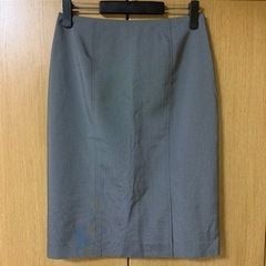 スカートスーツ　グレー　11号の画像