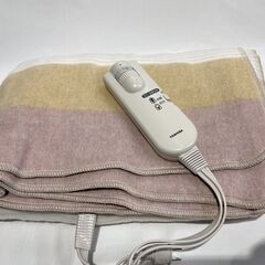 未使用品！東芝 電気敷毛布 CS-201CK 160×85cm ベージュ 寝具 電気毛布 Bの画像