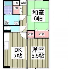 【 初期費用8万円パック 】「小俣」駅　徒歩43分　[ 2DK ...