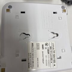【中古】固定電話機+子機1台　パイオニア TF-SA15S の画像