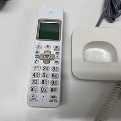 【中古】固定電話機+子機1台　パイオニア TF-SA15S の画像