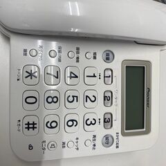 【中古】固定電話機+子機1台　パイオニア TF-SA15S の画像