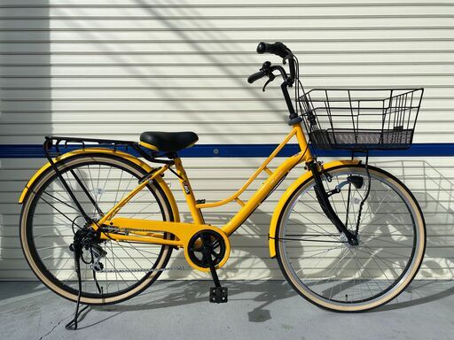 リサイクル自転車(2301-014)　ファミリーサイクル　２６インチ