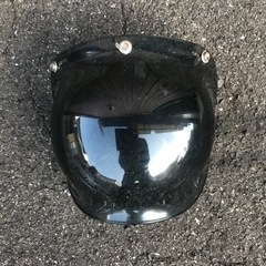 バイクヘルメット　バブルシールド　