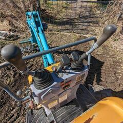 愛知発!クボタ U-008 ミニユンボ  湿地帯仕様 レンコン掘り仕様機の画像