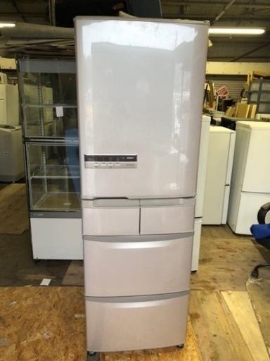 5k以内配送無料　保証付き 日立 HITACHI R-S42CM-T [冷凍冷蔵庫 (415L・右開） 5ドア ソフトブラウン]