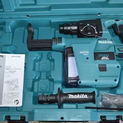マキタ24mm充電式集塵ハンマドリルHR244D(本体+集塵装置+ケース）ブルー、ブラック選択可の画像