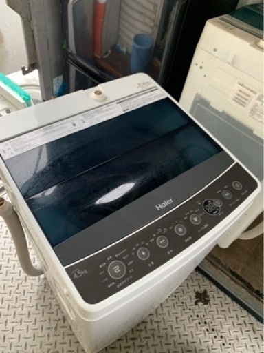 5k以内配送無料　保証付き ハイアール 4.5kg 全自動洗濯機　ブラックHaier JW-C45A-K
