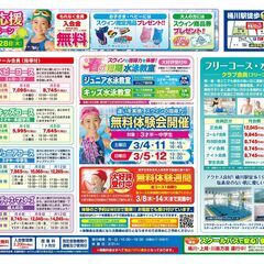 🟢🔵🟣桶川・スイミングスクール春の入会キャンペーン🟣🔵🟢の画像