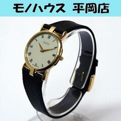 GUCCI 腕時計 3400 M ゴールド系ベゼル アイボリー系文字盤 メンズ