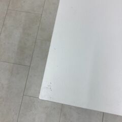 【無料で差し上げます】ジャンク品　折りたたみテーブル・会議机 ホワイト  （W1800×D450×H700）会議室,会議用,レンタルスペース,シェアオフィス,コワーキングスペースの画像