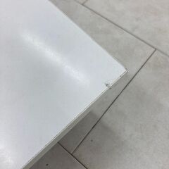 【無料で差し上げます】ジャンク品　折りたたみテーブル・会議机 ホワイト  （W1800×D450×H700）会議室,会議用,レンタルスペース,シェアオフィス,コワーキングスペースの画像