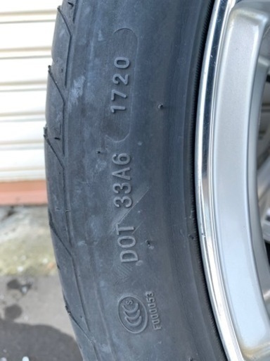 17インチ　4穴　205/45/R17 HAIDA タイヤ付き