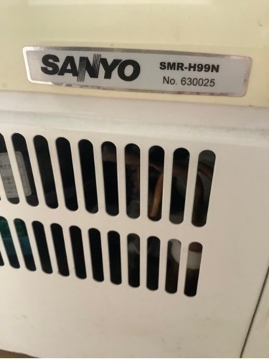サンヨー　168L (SMR-H99N)ガラス冷蔵ショーケース 冷蔵庫