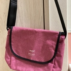 anello アネロ　フラップトップミニショルダー　ピンク