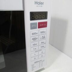 1ヶ月保証/電子レンジ/フラットタイプ/ヘルツフリー/ハイアール/Haier/JM-FH18D/中古品/JKN5015/の画像