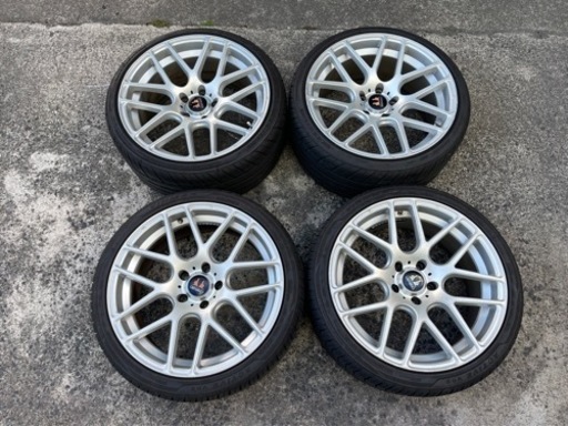 BMW19インチVENATICI中古4本セット！8.5Jと9.5J！F245/35、R275/30バリ山セット！F30系