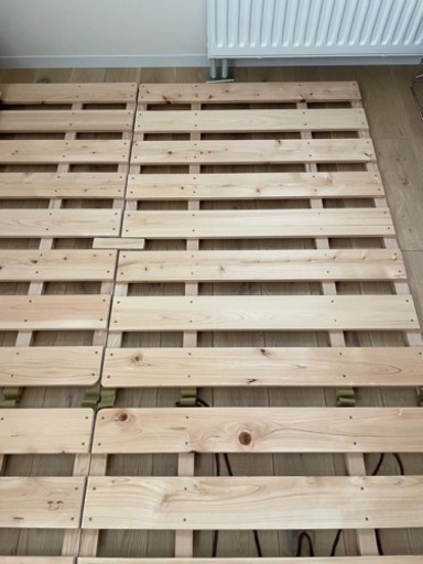 すのこ　ベッド　ダブルサイズ