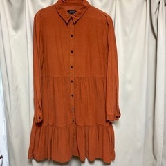 オレンジワンピース ZARA WOMAN