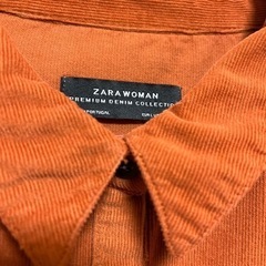 オレンジワンピース ZARA WOMANの画像