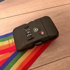 スーツケース　ベルト　二つの画像