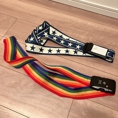 スーツケース　ベルト　二つ