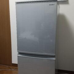 冷蔵庫137L SHARP ドアを左右開き変えられます！