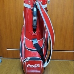 コカコーラゴルフバックの画像