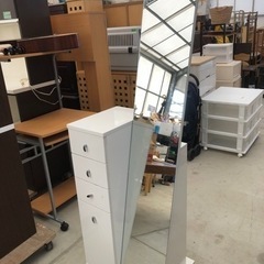 ニトリ 姿見ドレッサー 横幅55cm奥行40cm高さ163cm ...