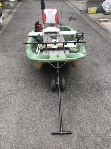 最終値下げボートビック245  2馬力エンジン付免許不要