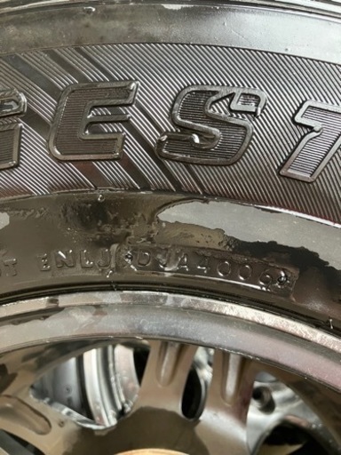 値下げ！【ホイール】 JAOS VICTRON EXCEL ４本セット 16×7J　6×139.7　 28　275 70R60  ジャオス　ヴィクトロン 16インチ 7J 6穴 139.7 　off 28   【タイヤ】 BRIDGESTONE BLIZZAK DM-Z3  265/70R16  112Q  スタッドレス　４本セット　ホイール付 265/70-16 265-70-16  冬タイヤ