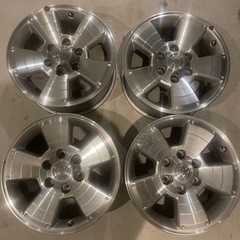 【トヨタ純正】215系サーフ17インチアルミホイール4本！　20...