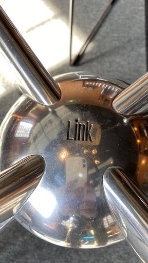 値下げ！！！アダル Linkガラストップテーブル中古