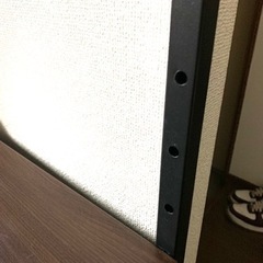 パソコンデスク☆木目調・プリンターも置けるの画像