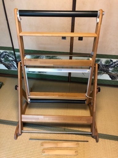 手織り機　長寿織　フラミンゴ