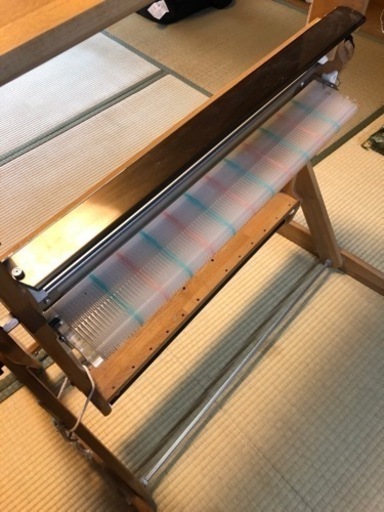 手織り機　長寿織　フラミンゴ