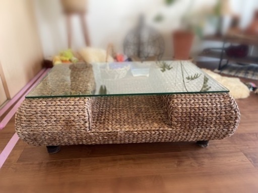 【値下げ】ウォーターヒヤシンス☆センターテーブル