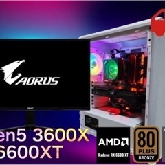 ゲーミングPC ryzen5 3600x RX6600xt
