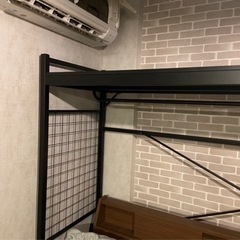中古品 スチールラック 2台セット シェルフ ラック便利な35cm幅 倉庫 