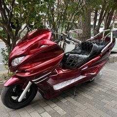 【YAMAHAマジェスティーc】 LEDフルエアロカスタム　四発...