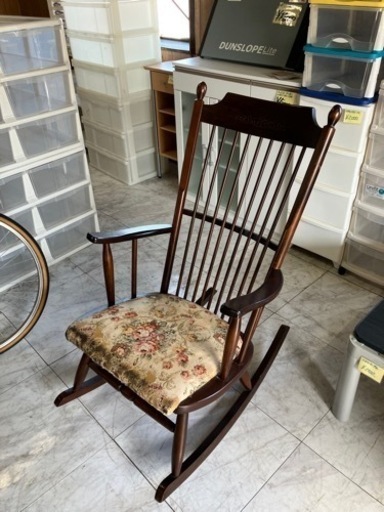 マツダ家具　ロッキングチェア　レトロ