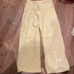ZARA パンツ（オレンジ）