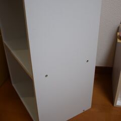カラーボックス2段①の画像