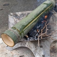 竹飯盒　竹ご飯　完成品　ご自身で製作　選べます。アウトドアで竹ご飯の画像