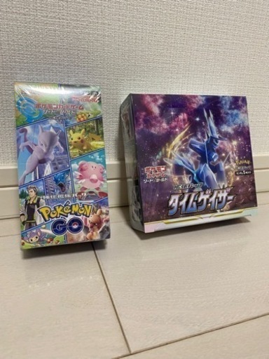 【決まりました！】ポケモンカード　引退品　Pokémon Go&タイムゲイザー　ボックス　シュリンク付き　ポケカ