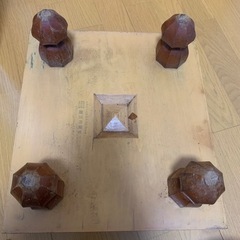 足付き将棋盤、駒付きの画像