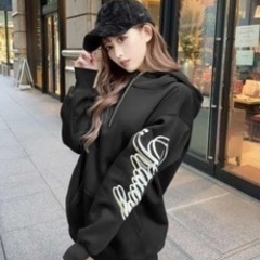 お値下げ★【新品未使用】Rady　スリーブロゴフーディ