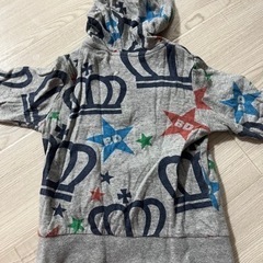 ★BABYDOLLパーカー 王冠総柄★90cmの画像