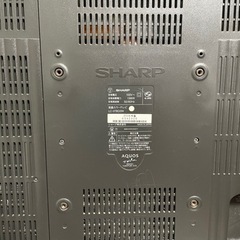 ジャンク品　シャープ　AQUOS LC-37BD2W