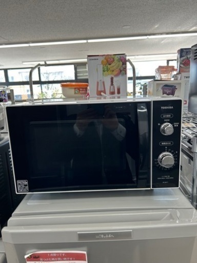 美原店　美品　東芝　フラットタイプ電子レンジ　ER-SM17 2018年製